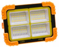 HALOGEN Lampa SOLARNA LED 50W Uliczna REFLEKTOR Naświetlacz POWERBANK