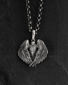 SREBRNY WISIOREK FALCON ZAWIESZKA MĘSKA SREBRO PRÓBA 925 REYTEL NA PREZENT