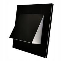 Oświetlenie schodowe oprawa lampka schodowa LED 230V 2W Czarna Q6 Skinder