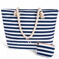 TORBA PLAŻOWA MIEJSKA SHOPPER NA PLAŻĘ PIKNIK