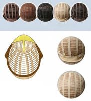 Peruka Damska Peruki Damskie Brąz Bob Kręcone Włosy Naturalny Grzywką 36cm
