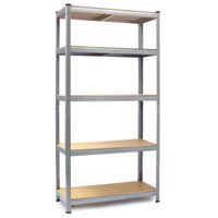 Regał magazynowy metalowy Kynast 180 x 90 x 40 cm max 175 kg na półkę
