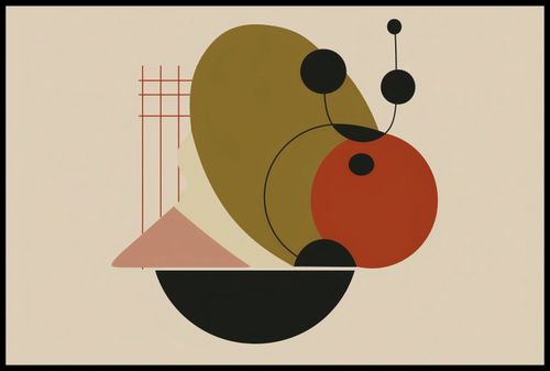 Plakat 91,5x61cm Geometryczny Balans na Arena.pl