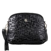 Listonoszka Canaletto ze skóry naturalnej krople srebrne detale TD808s258