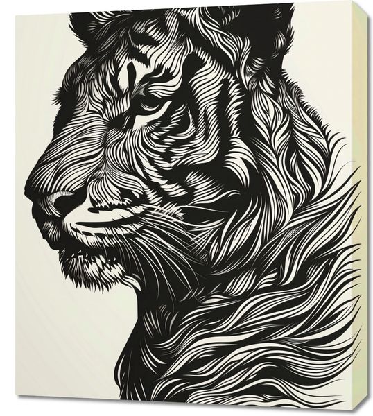 Obraz 60x70cm Tygrysi Gwizd zdjęcie 1