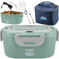 ELEKTRYCZNY LUNCH BOX TERMOS POJEMNIK OBIADOWY PODGRZEWACZ 230/12/24V