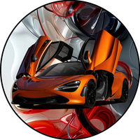 Opłatek na tort MC Laren Formuła F1 Wyścig Bolid Logo Fura Bryka