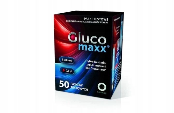 Paski testowe Genexo Glucomaxx 50 sztuk plus zdjęcie 4