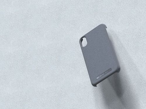 Materiałowe etui do iPhone Xs / X (Mid Grey) na Arena.pl