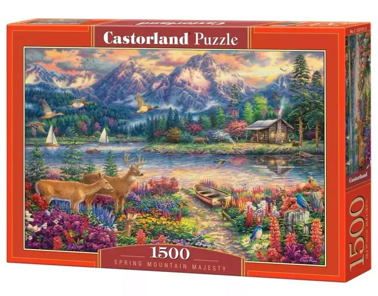 Puzzle 1500 Spring Mountain Majesty CASTOR zdjęcie 1
