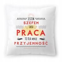 Poduszka Dla Szefa Szefunia Na Urodziny Prezent Z Nadrukiem Ze Zdjęciem
