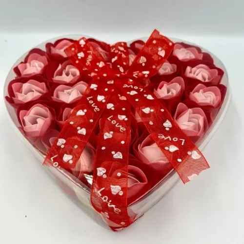 RÓŻE MYDLANE KWIATY DO KĄPIELI PREZENT WALENTYNKI na Arena.pl