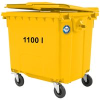 kontener pojemnik na odpady śmieci komunalne pzh en 840-2 din 1100l