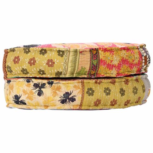 Puf 100x20cm patchwork tkanina VidaXL na Arena.pl