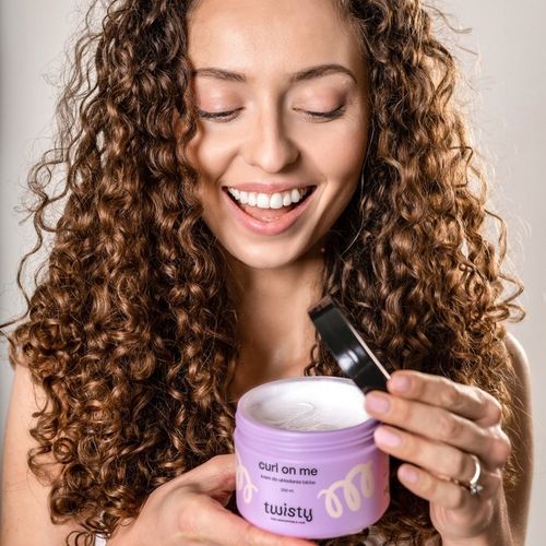 KREM do WŁOSÓW KRĘCONYCH układania loków WZMOCNIENIE WYDOBYWA SKRĘT na Arena.pl