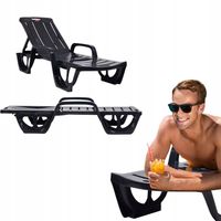 Leżak ogrodowy FLORIDA Leżanka Wygodna Mocna do 110kg na Plaże Basen Taras