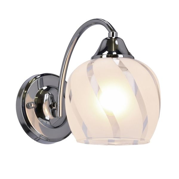 Prego lampa kinkiet chromowy 1x40W E27 klosz bezbarwny zdjęcie 7
