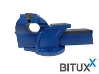 19689 Ślusarskie imadlo stalowe stołowe żeliwne 150 mm profesjonalne imadło