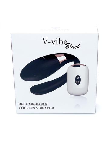 stymulator-v-vibe black usb 7 function / remote control na Arena.pl