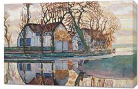 Obraz 90x60cm Farm near Duivendrecht, Piet Mondrian Vintage Salon