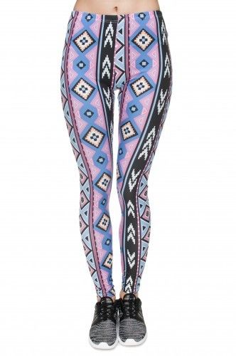 LEGGINSY AZTEC FIOLETOWE na Arena.pl