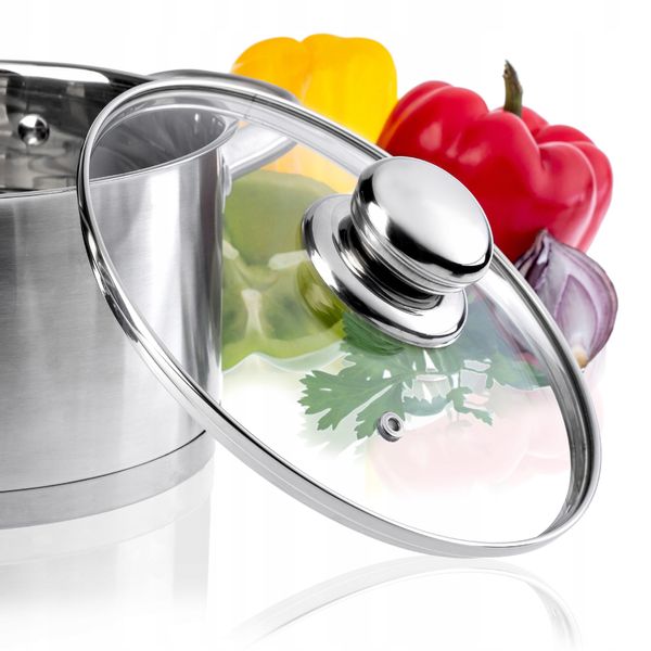 KADAX Pokrywka Szklana Pokrywa Zestaw 16/18/20cm zdjęcie 4