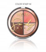 paleta cieni revers smoky eye 40 - brązy, miedź i złoto 9 cieni