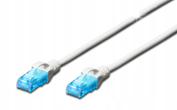 Patchcord Digitus U/UTP 5e RJ45 / RJ45 1 m biały