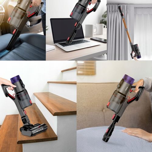 Odkurzacz Bezprzewodowy Pionowy Ręczny VOKSAR V11 5w1 LED 600W MOCNY na Arena.pl