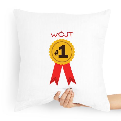 Poduszka Prezent Dla Wójta Numer Jeden Z Nadrukiem Ze Zdjęciem na Arena.pl