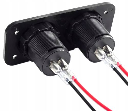 GNIAZDO ZAPALNICZKI 12V USB 5V 2A WOLTOMIERZ SAMOCHODOWY PANEL AUTO PLS37B na Arena.pl