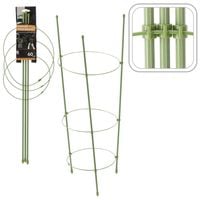 Podpora Pierścieniowa do Roślin Obręcz na Kwiaty Stelaż Metalowy 60 cm