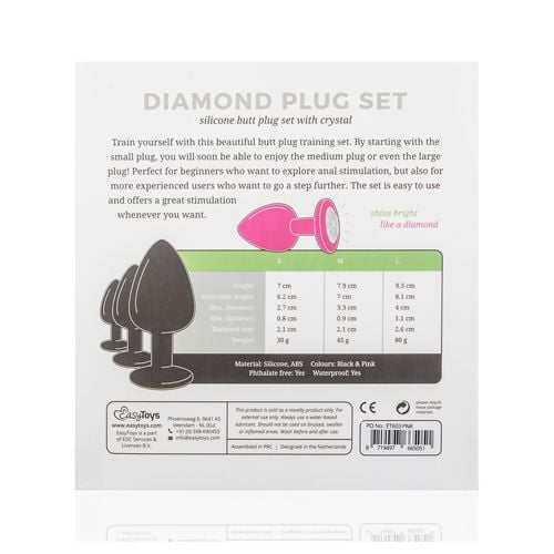 plug diamond plug set pink na Arena.pl