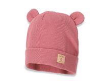 BROEL ELFRIDA czapka z uszkami brudny róż 44-46