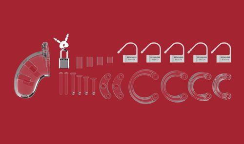 chastity model 01 transparent pas cnoty przeźroczysty man cage na Arena.pl