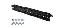 plastikowy wieszak na przewody do RACK 19" 1U
