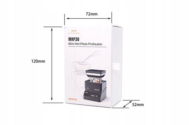 MINIWARE MHP30 mini stacja grzewcza podgrzewacz zdjęcie 6