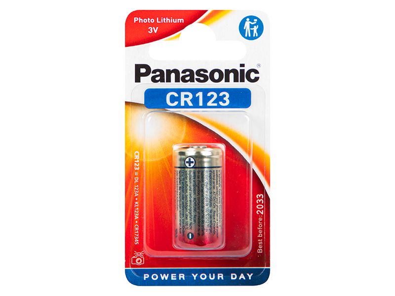 Bateria litowa 3VCR123 Panasonic zdjęcie 1