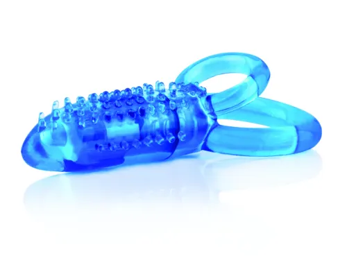 the screaming o doubleo 8 blue - podwojny pierścień wibrujący, silikon sebs na Arena.pl