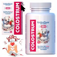 Colostrum DLA DZIECI KIDS Junior SUPLEMENT Z PROBIOTYKIEM Odporność 60 szt
