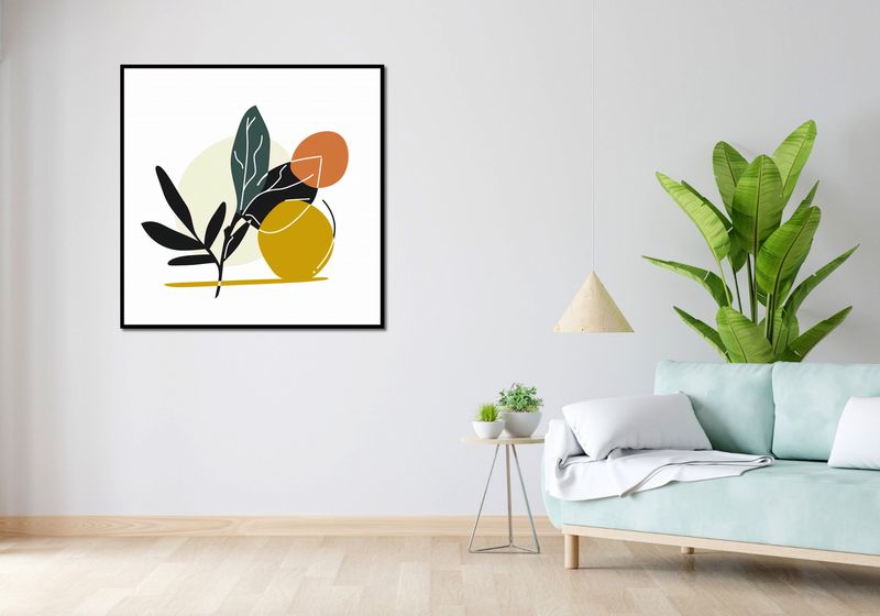 Plakat 100x100cm Elegancka Flora zdjęcie 4