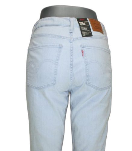 Damskie jeansy Levi's Mile 227910148 jasne rurki wysoki stan Levis -W30/L30 na Arena.pl