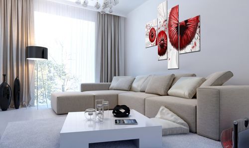 Obraz Drukowany 100X70 Czerwone Dmuchawce 2 na Arena.pl