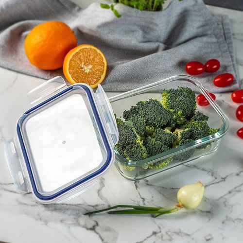 SZKLANY POJEMNIK NA ŻYWNOŚĆ JEDZENIE 1040ml Z POKRYWKĄ PUDEŁKO ŚNIADANIÓWKA na Arena.pl