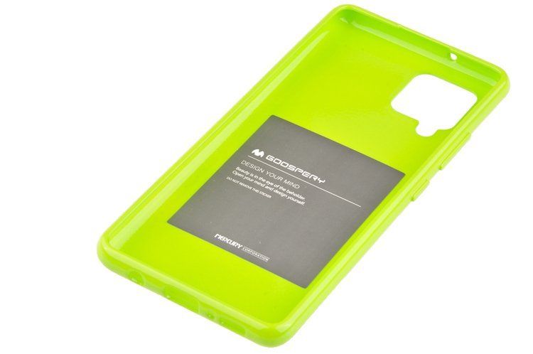 Etui Mercury Goospery Jelly Case do Samsung Galaxy A42 5G limonka zdjęcie 3