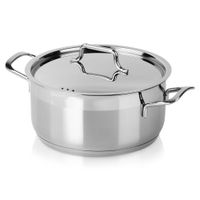 Garnek stalowy z pokrywką ANETT 20 cm, 3 l