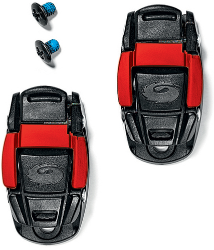 Klamry CALIPER BUCKLE czarno-czerwone na Arena.pl