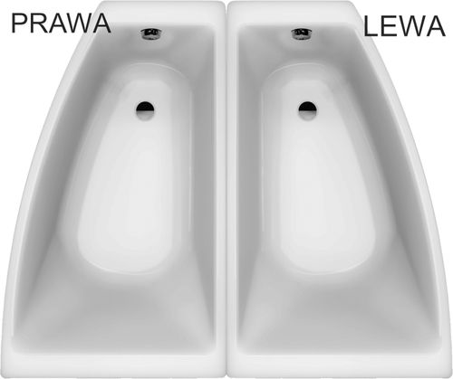 Wanna narożna 90x150 polska akrylowa +stelaż nogi lewa/prawa na Arena.pl