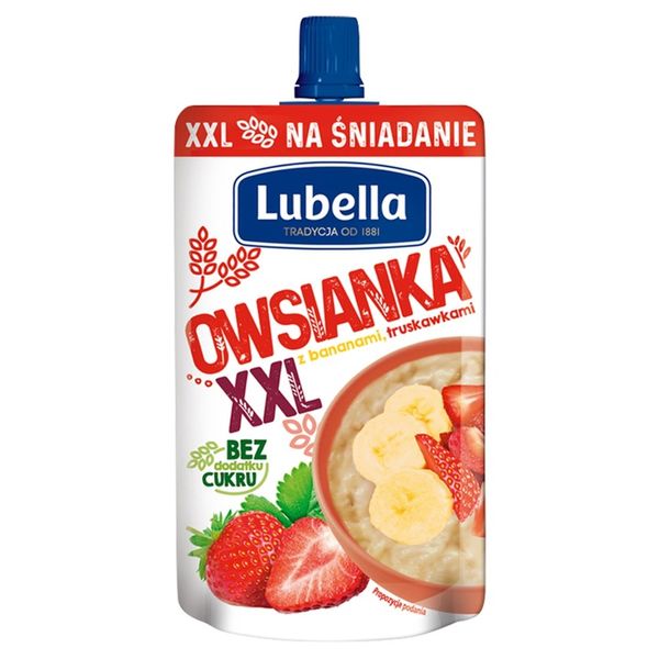 Mus Owsianka Lubella XXL banan truskawka 10x170g zdjęcie 6
