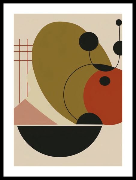 Plakat 67,5x95cm Geometryczny Balans zdjęcie 3